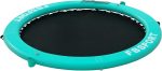 Inflatable Dock Floating Platform, 8ft Inflatable Water Hammock Floating Deck for Lake W/Cupholder, Round Floating Ring Float Ring, Pool Float Raft Lounger Island Platform Pad - Image 5